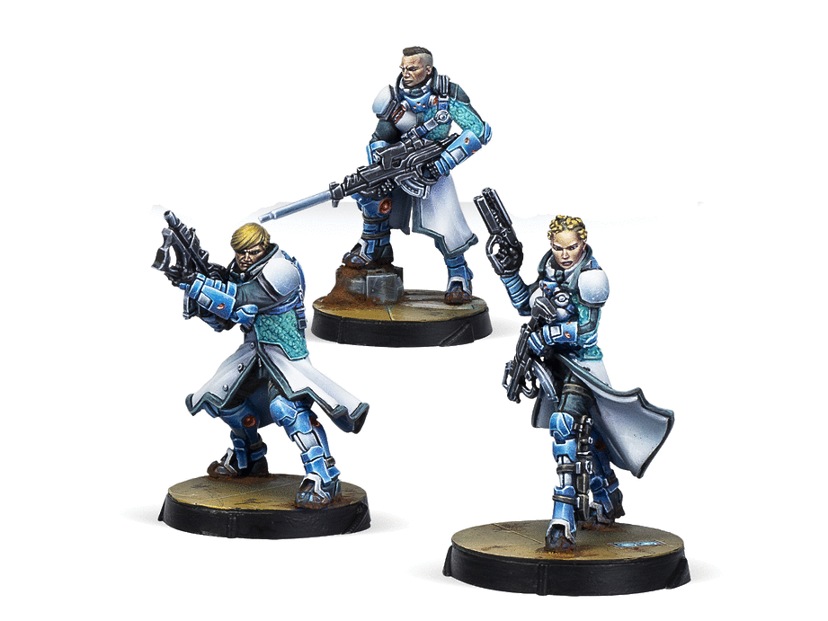Infinity PanOceania Trinitarian Tertiaries Miniature Game Figures - Corvus Belli