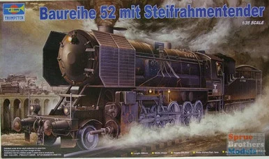 TRP00210 1:35 Trumpeter BR52 Kriegslocomotive German WWII Armored Steam Locomotive