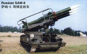 TRP00361 1:35 Trumpeter SAM-6 AA Missile with Launching Vehicle #361