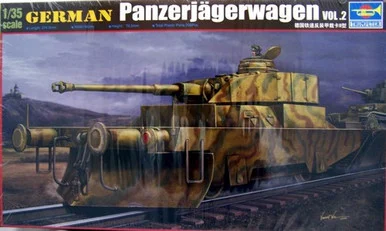 TRP00369 1:35 Trumpeter German Panzerjagerwagen Variant II Armored Rail Car #369