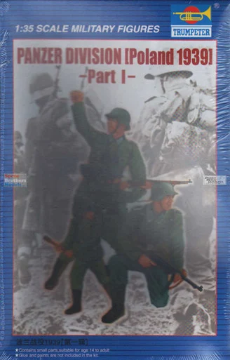 TRP00402 1:35 Trumpeter German WWII Panzer Division (Poland 1939) Part I Figure Set