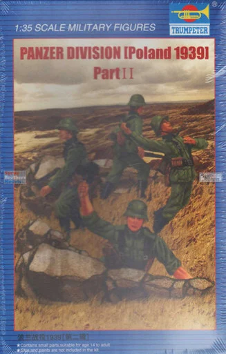 TRP00404 1:35 Trumpeter German WWII Panzer Division (Poland 1939) Part II Figure Set