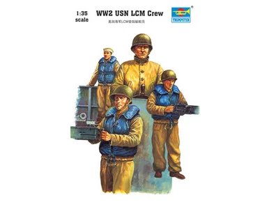 TRP00408 1:35 Trumpeter WW2 USN LCM Crew #408