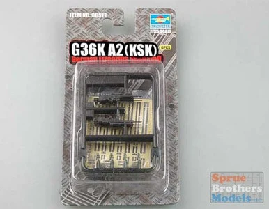 TRP00517 1:35 Trumpeter G36K A2 KSK Assault Rifles Set #517