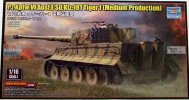 TRP00944 1:16 Trumpeter Pz.Pkfw.VI Ausf.E Tiger I Mid Production
