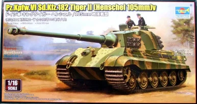 TRP00949 1:16 Trumpeter Sd.Kfz.182 Tiger II (Henschel 105mm)