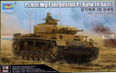TRP00955 1:16 Trumpeter Pz.Bef.Wg.Fahrgestell Panzer Pz.Kpfw.III Ausf.J