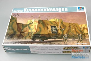 TRP01510 1:35 Trumpeter German Army Kommandowagen Armored Troop Transport Railcar #1510