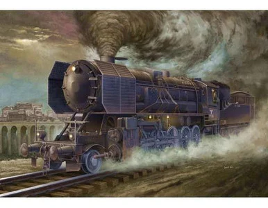 1/35 Trumpeter WWII German BR52 Kriegslocomotive Armored Steam Locomotive