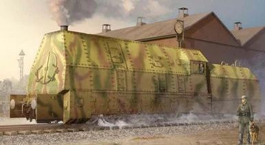 1/35 Trumpeter German BR57 Armored Steam Locomotive