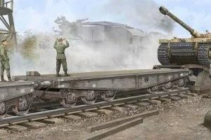1/35 Trumpeter WWII German Army Type SSyms 80 Heavy Armor Transport Flatcar