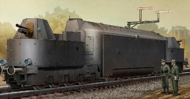 1/35 Trumpeter German Armored Train Panzertriebwagen Nr16