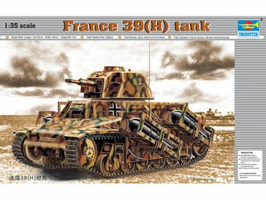 1/35 Trumpeter French 39(H) Tank w/37mm SA38 L/33 Long Barreled Gun