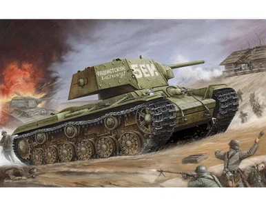 1/35 Trumpeter Soviet KV1's Ehkranami Tank