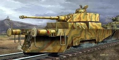 1/35 Trumpeter German Panzerjagerwagen Variant II Armored Railcar