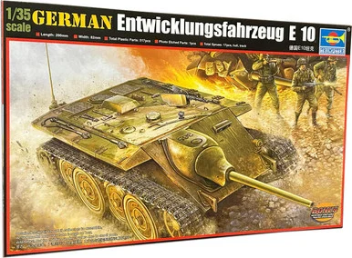 1/35 Trumpeter German E10 Hetzer Entwicklungsfahrzeug Tank Destroyer