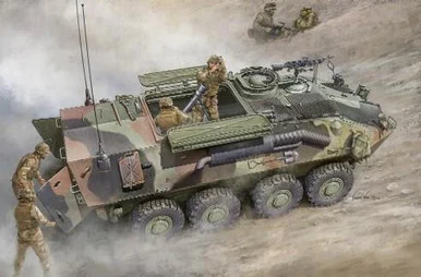 1/35 Trumpeter LAV-M Light Armored Mortar Carrier Vehicle