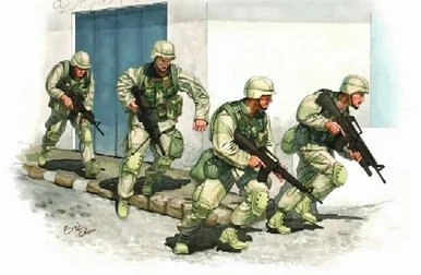 1/35 Trumpeter US Army in Iraq 2005 Figure Set (4)