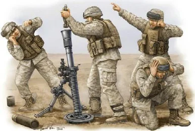 1/35 Trumpeter Modern US Marine M252 Team Figure Set (4)