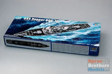 TRP04525 1:350 Trumpeter USS Hopper DDG-70 Arleigh Burke Class Guided Missile Destroyer #4525