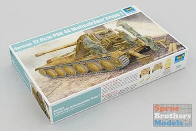 TRP05523 1:35 Trumpeter German 12.8cm PAK 44 Waffentrager Krupp 1 #5523