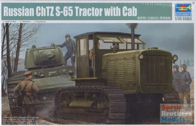 TRP05539 1:35 Trumpeter Russian ChTZ S-65 Tractor with Cab