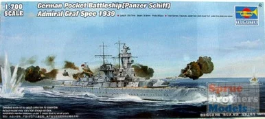 TRP05774 1:700 Trumpeter Admiral Graf Spee Pocket Battleship, 1939 #5774
