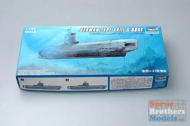 TRP05908 1:144 Trumpeter German Type XXIII Late Production U-Boat #5908