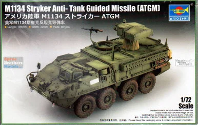 TRP07425 1:72 Trumpeter M1134 Stryker Anti-Tank Guided Missile (ATGM)