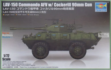 TRP07443 1:72 Trumpeter LAV-150 Cammando AFV with Cockerill 90mm Gun