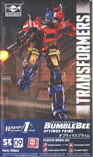 TRP08111 Trumpeter Transformers Bumblebee - Optimus Prime (Easy Build Plastic Model Kit)
