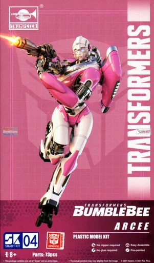 TRP08128 Trumpeter Transformers Bumblebee - Arcee (Easy Build Plastic Model Kit)
