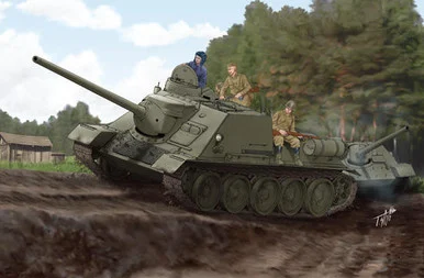 1/16 Trumpeter Soviet Su100 Tank Destroyer