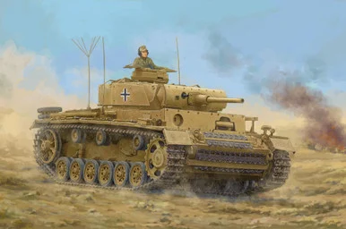 1/16 Trumpeter Pz.Bef.Wg.Fahrgestell Pz.Kpfw.III. Ausf.J Plastic Model Kit