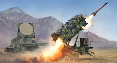 1/35 Trumpeter M901 Patriot SAM Launching Station & AN/MPQ53 Radar Set of MIM104 Patriot SAM System