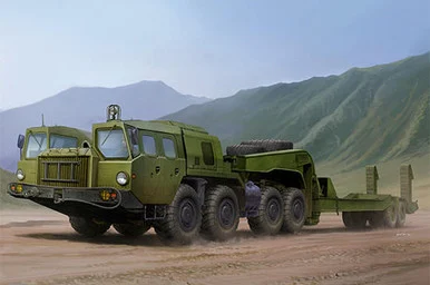 1/35 Trumpeter Russian MAZ7410 Tractor w/CHMZAP5247G Semi-Trailer