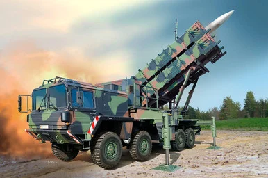1/35 Trumpeter Patriot SAM Launching System on 15-Ton mil gl Br A1 Military Truck