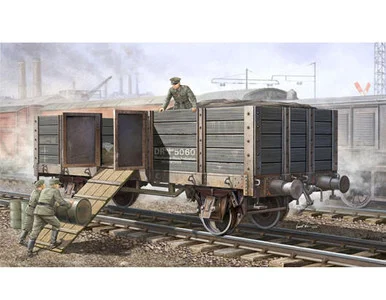 1/35 Trumpeter WWII German Army Gondola Railcar (High Sides)