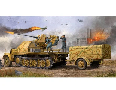 1/35 Trumpeter German 3.7cm Flak 37 auf Selbstfahrlafette (Sd.Kfz.7/2 late version)