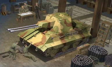 1/35 Trumpeter German E50 Flakpanzer Tank