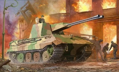 1/35 Trumpeter German E75 Flakpanzer Tank