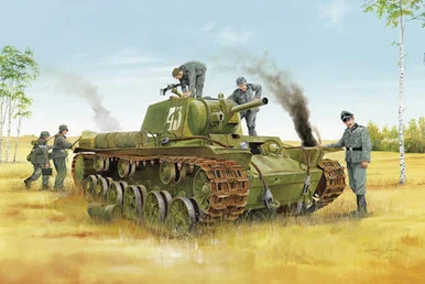 1/35 Trumpeter Soviet KV-8 Heavy Tank
