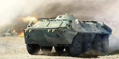 1/35 Trumpeter BTR-70 Late Version Russian Armored Personnel Carrier Vehicle Model Kit