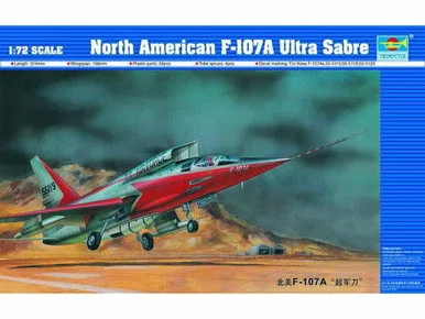 1/72 Trumpeter F107A Ultra Sabre Prototype Aircraft