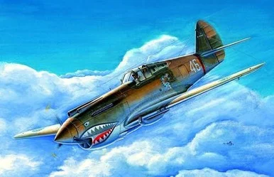 1/72 Trumpeter P40B/C Warhawk Fighter