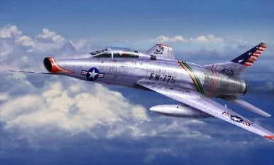 1/72 Trumpeter F100C Super Sabre Fighter