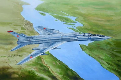 1/72 Trumpeter Russian Tu128UT Fiddler Training Version Supersonic Interceptor