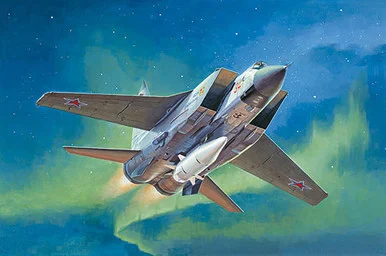 1/72 Trumpeter Russian MiG31BM Foxhound Fighter w/KH47M2 Ballistic Missile