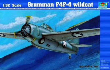 1/32 Trumpeter F4F4 Wildcat Aircraft Plastic Model Kit