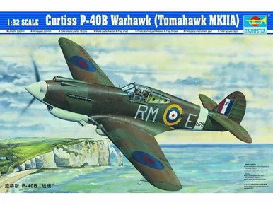 1/32 Trumpeter P40B Warhawk (Tomahawk MkIIa) Aircraft